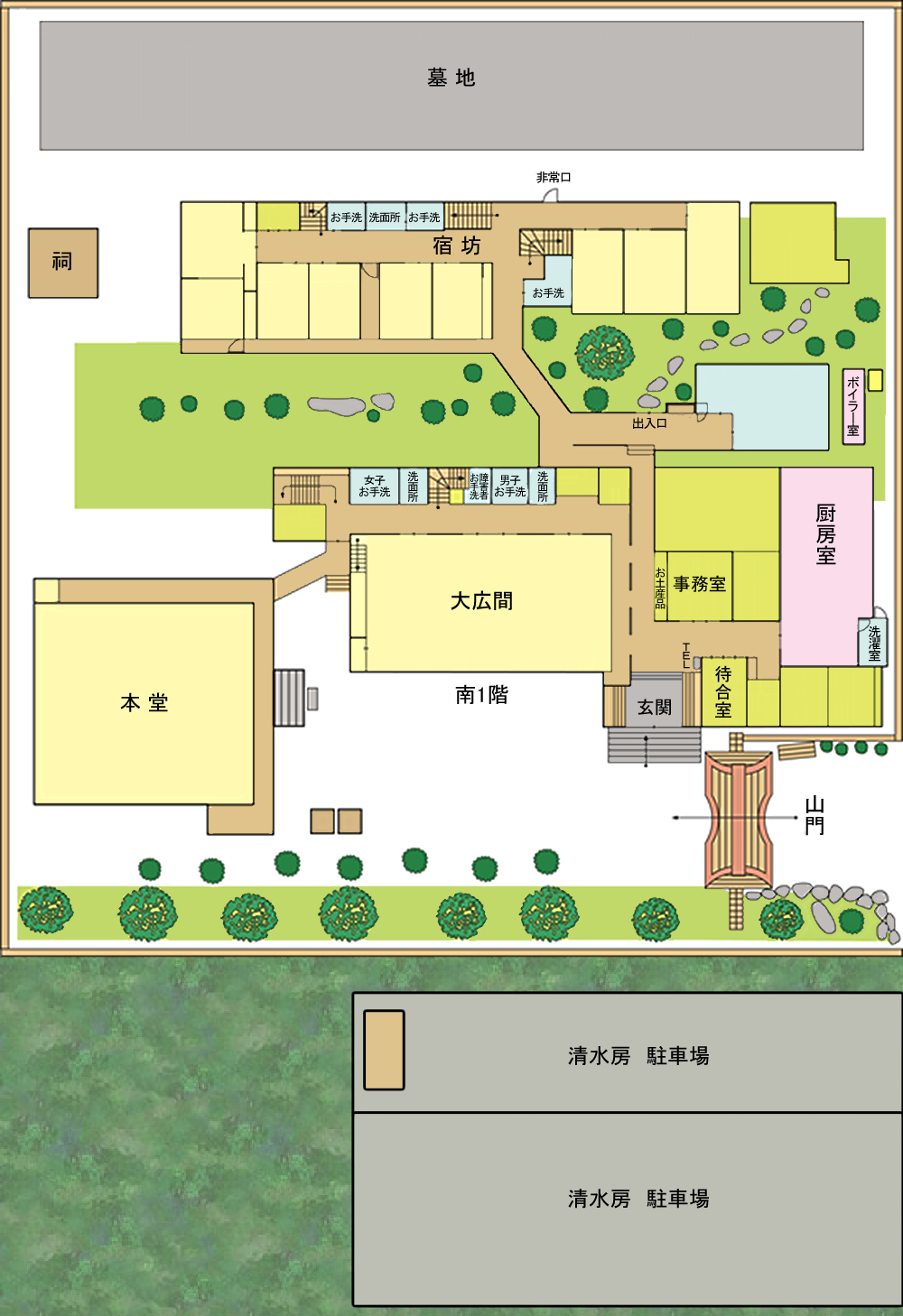 境内マップ